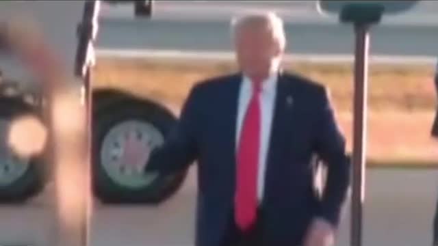 Trump Almost* Kills Himself From Stage Stairs