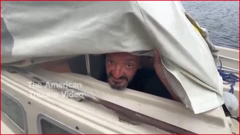 WATCH: Florida’s Alleged Scam Artist “Lieutenant Dan” Survives Hurricane Milton on His Boat