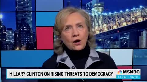 Hillary Clinton on Rachel Maddow’s show: ‘There is a Plot Against the Country’