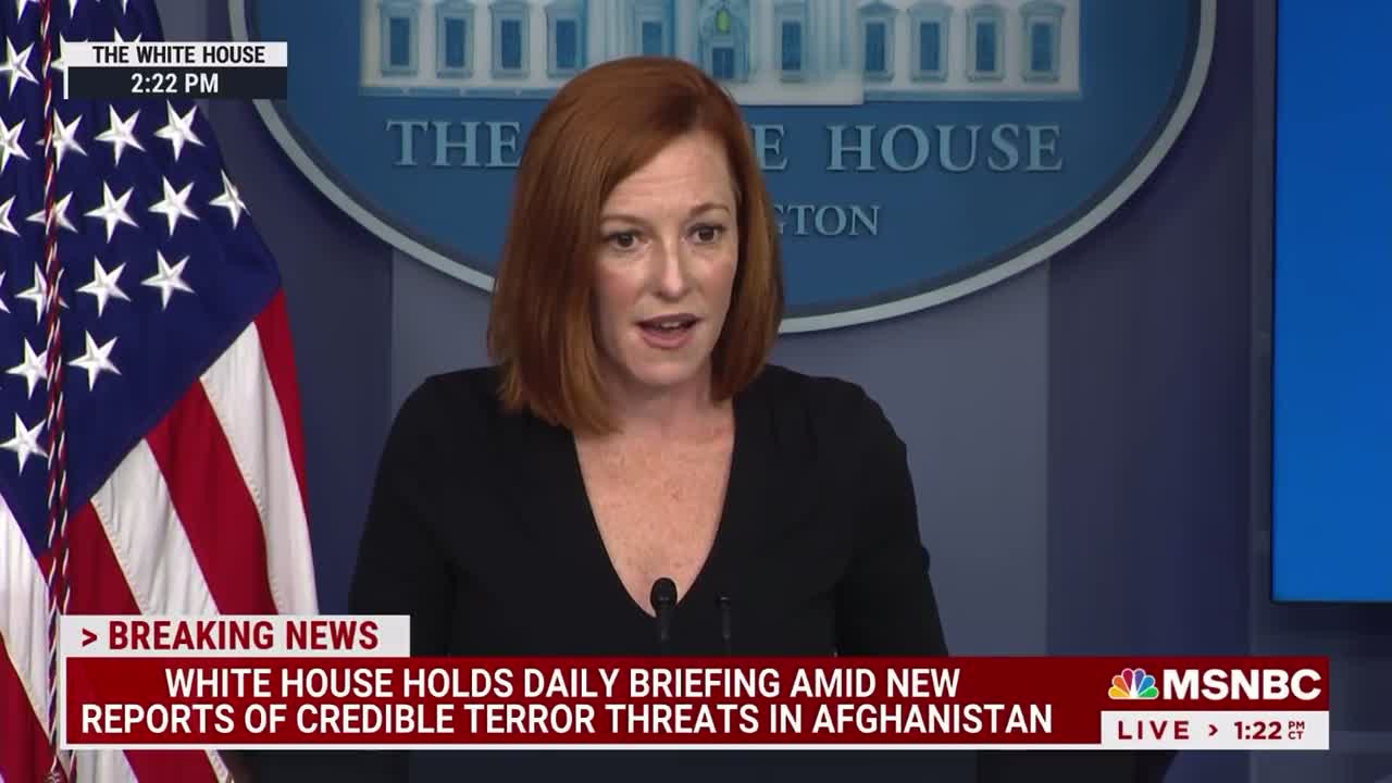 Psaki: “It is easy to throw stones or be a critic from the outside...”