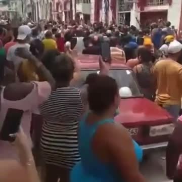 Cubans Take to Streets to Protest Socialism - Chant "Cuba Isn't Yours!"