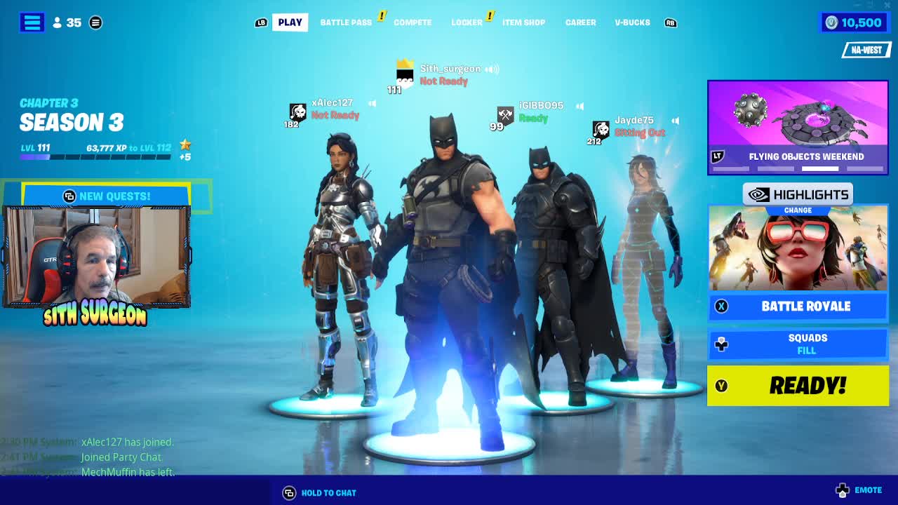 Sithsurgeon - Fortnite Live Stream. Fortnite with Viewers.