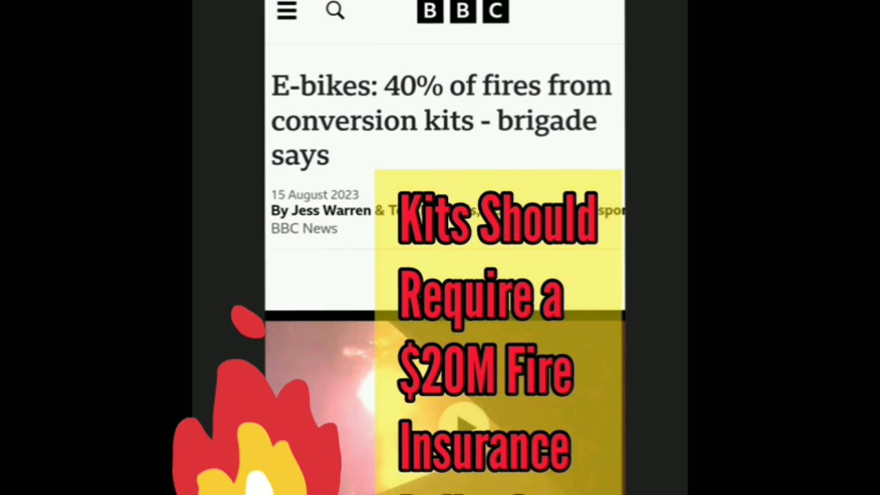 .. kits...kits for ebikes.Major cause of ebike fires.