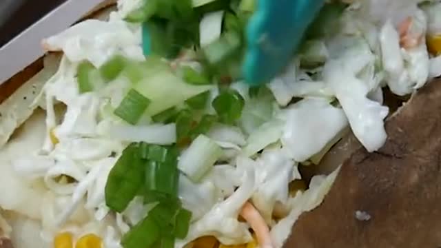 LoadedBakedPotatofromHotPotatoBarinWichita,Kansas#BakedPotato#Wichita.