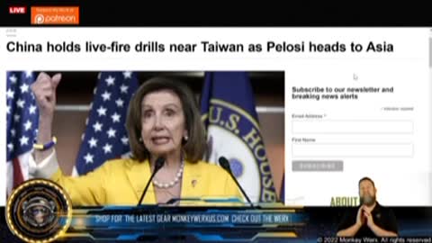 MonkeyTwerx did say Pelosi got in to 🇹🇼 Taiwan.?!?