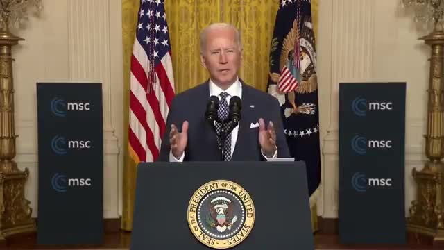 Biden Actually Brags About Reversing Trump's Policy of Putting America First