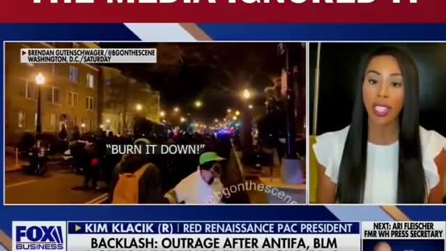 BLM Antifa threaten to burn down DC. Zero media coverage