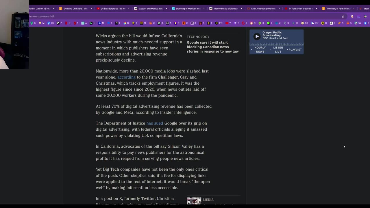 California wants Google to pay failed News companies