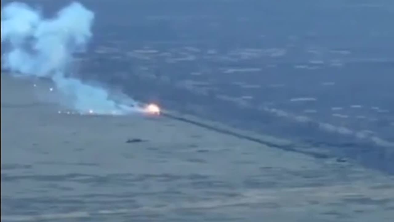 Destruction of a Russian tank using a Javelin and ATGM