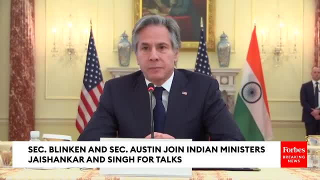 Antony Blinken And Lloyd Austin Join Their Indian Counterparts For Strategic Dialogue