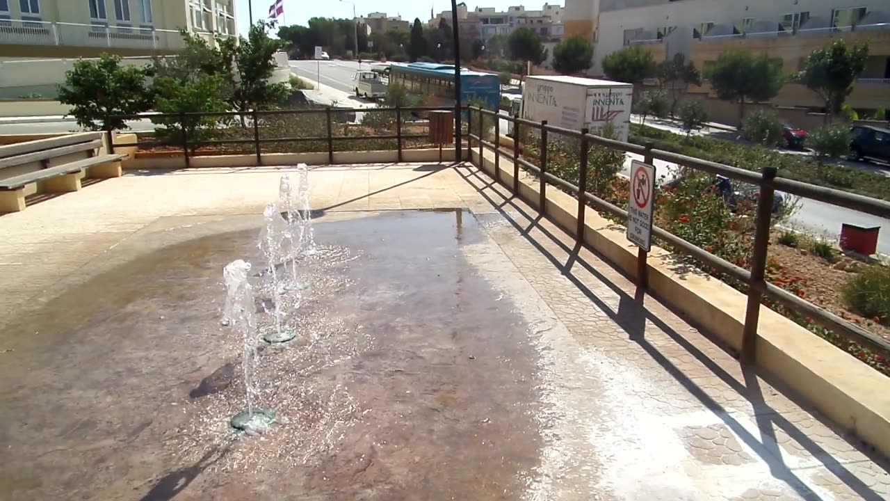 Springbrunnen in Mellieha Malta