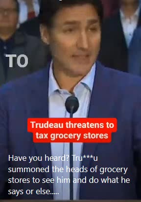 Another Asinine Idea from Trudeau to Deflect that the Central Bank Can't Control Inflation
