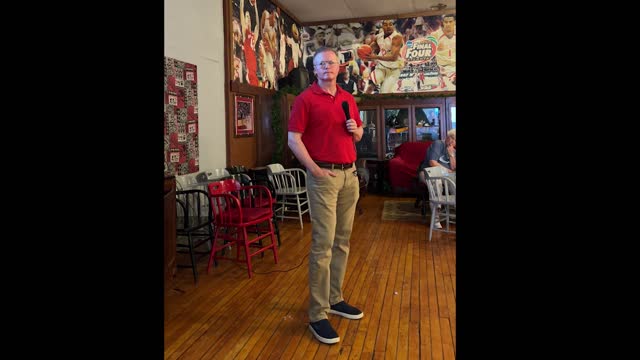 Steve Greer's first ever political speech: Part 2