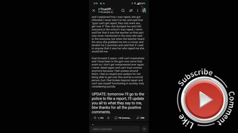 It's ok to rape men
