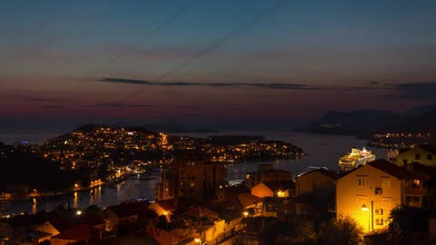 Sunset in Dubrovnik