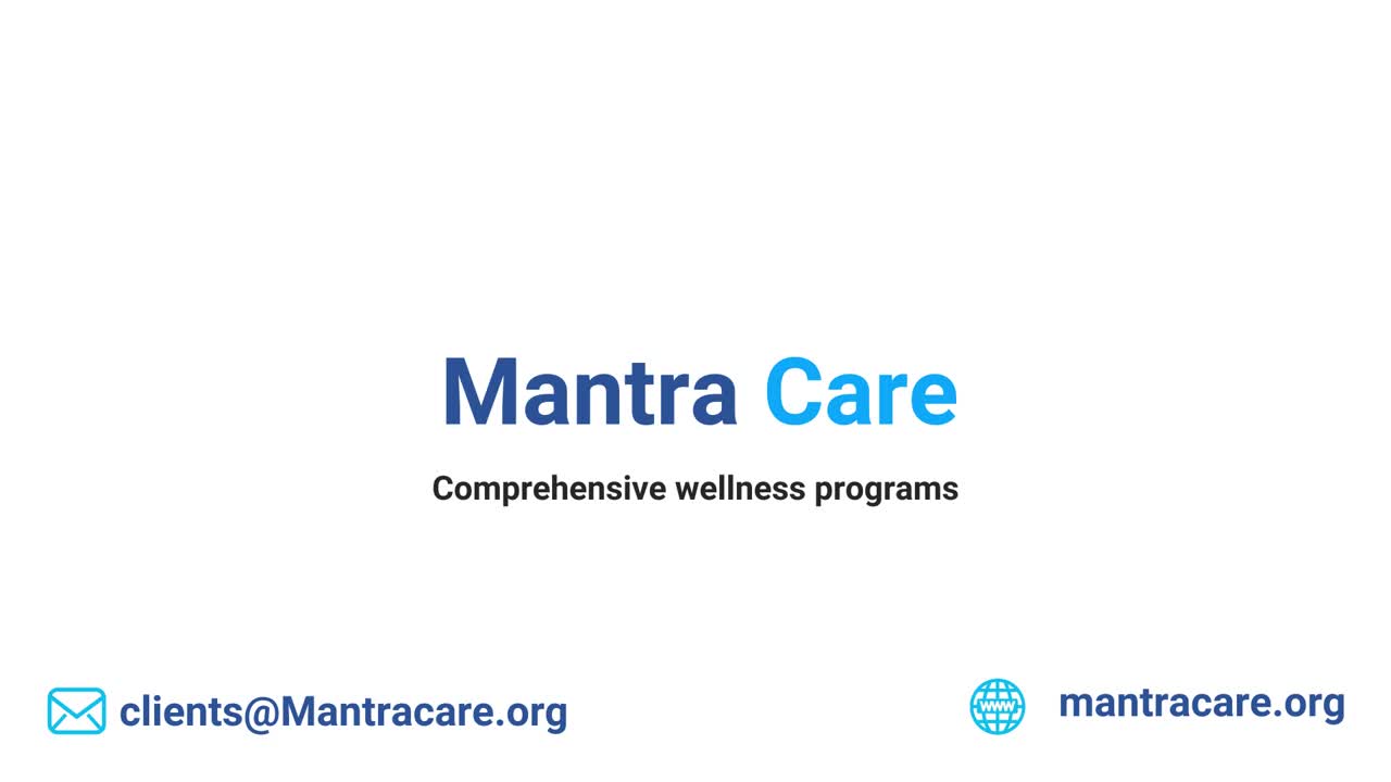MantraCare Wellness Programs- We take care of complete employee's health