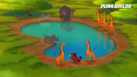 TIMÓN Y PUMBA -- LA VACUNA ES CACA