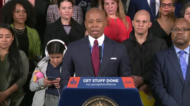 Mayor Eric Adams Makes Social Services-Related Announcement