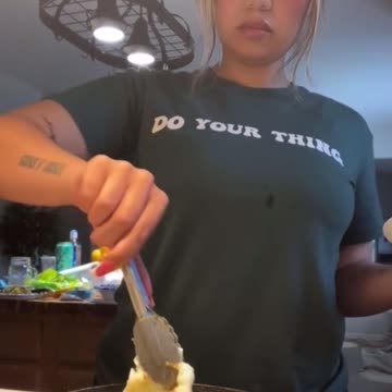 Her Artery Clogging Cooking