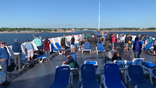 Aboard the SS Badger Approaching Luddington, MI