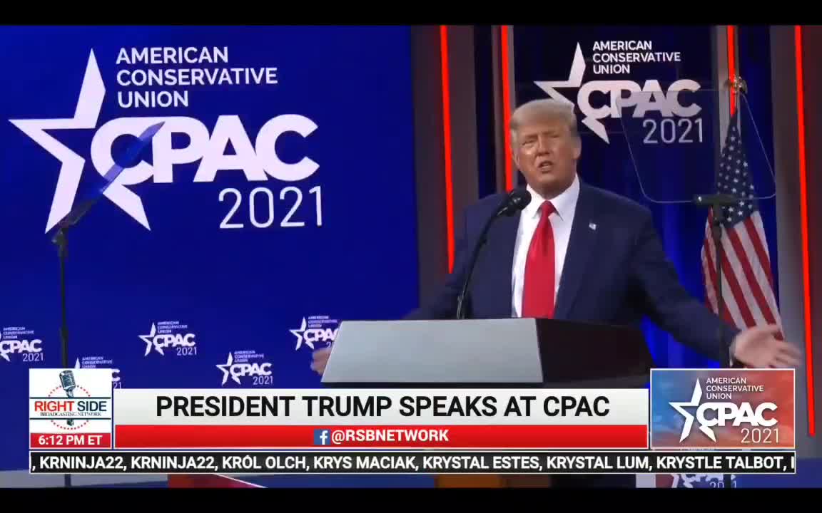 Highlights of President Trump at CPAC 2021