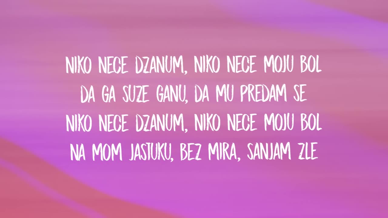 Teya Dora - Džanum (sped up) Lyrics | moje more