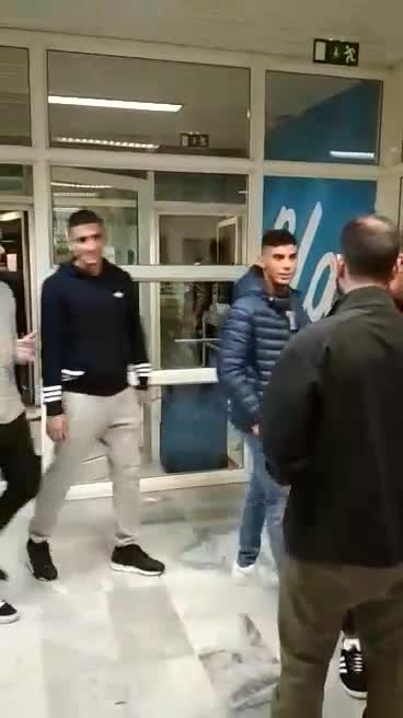 Panathinaikos FC arrives to OAKA for Pavlos Giannakopoylos tournament