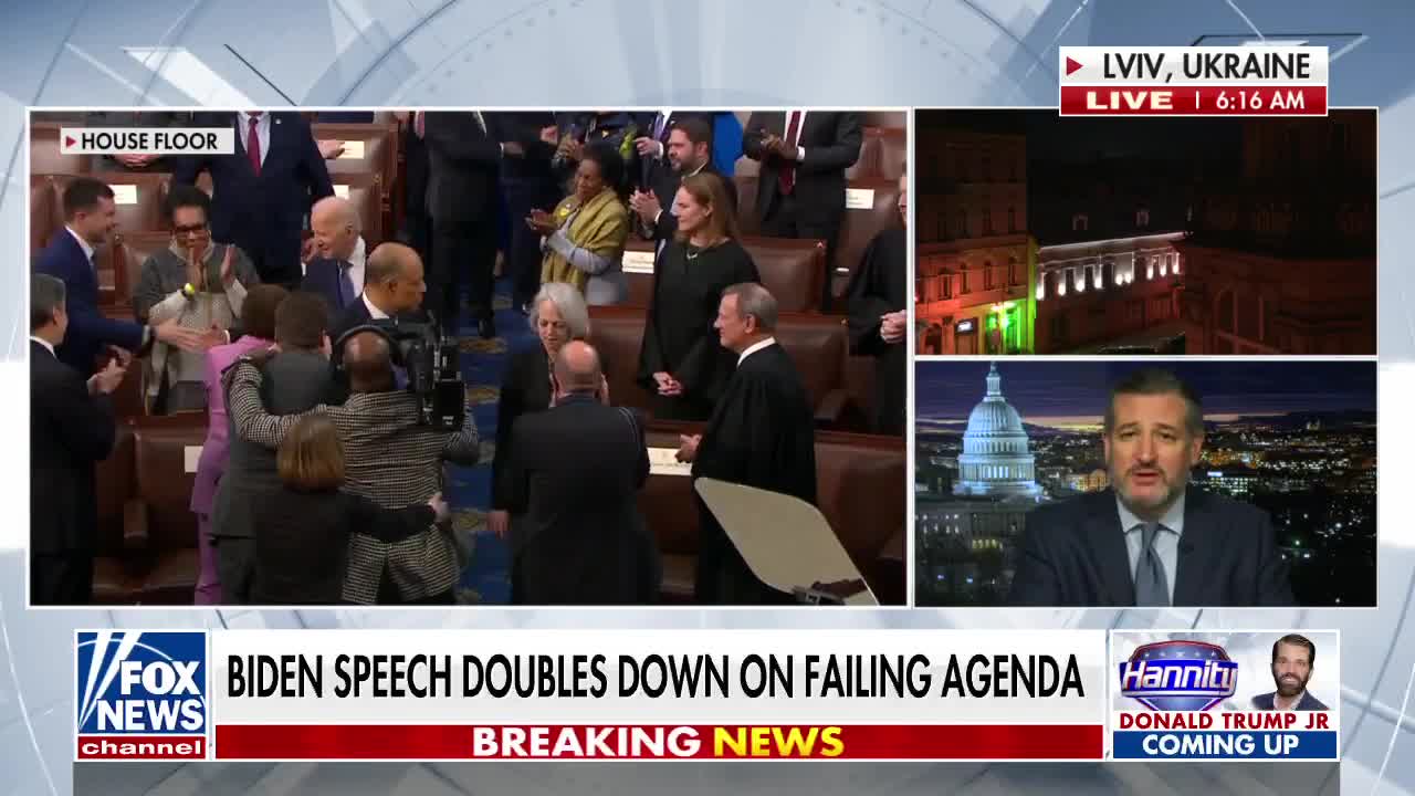 Sen Cruz Slams Biden's Out Of Touch SOTU Speech