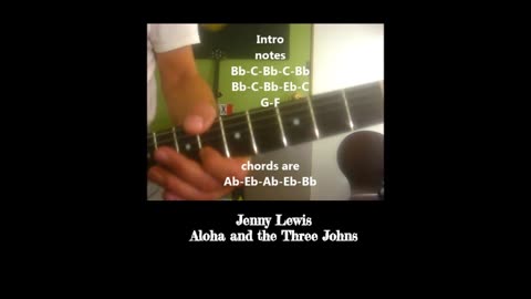 Aloha and the Three Johns ~ Jenny Lewis ~ a Fragrant Lesson.