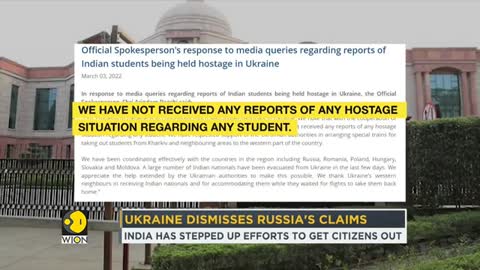 MEA- No intel on Indians being held - Ukraine also dismisses Russia's claims - World English News