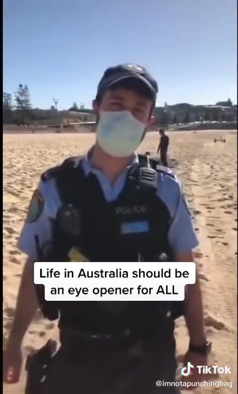 Sunbathing in Australia is considered an offense because it’s not an essential reason to be outside