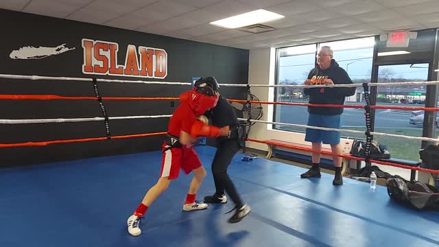 Joey boxing Dylan 1. 4/12/22