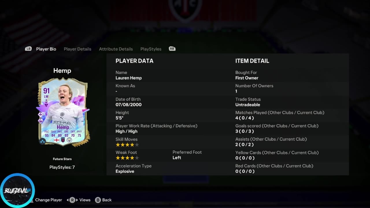 91 FUTURE STARS HEMP PLAYER REVIEW FC 24