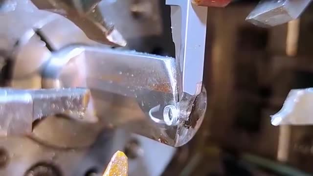 Process of making double hook spring- Good tools and machinery make work easy