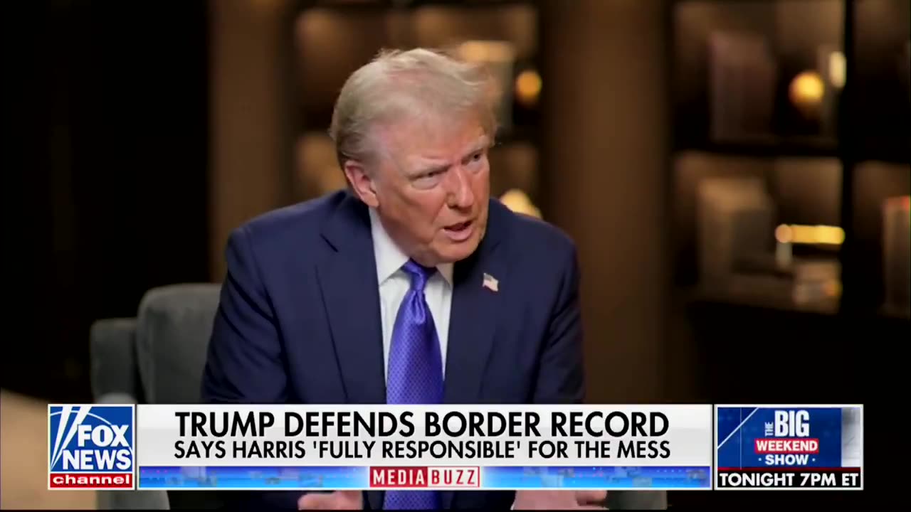 Trump: ICE Director Calls Me the Greatest, and I Hold Kamala Fully Responsible for the Border Crisis