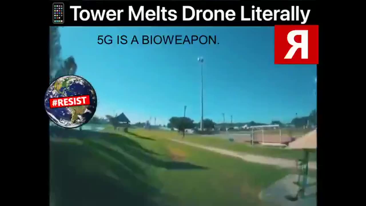 5G Tower Makes Drone Drop And Burst Into Flames- by brand new tube channel ben3g