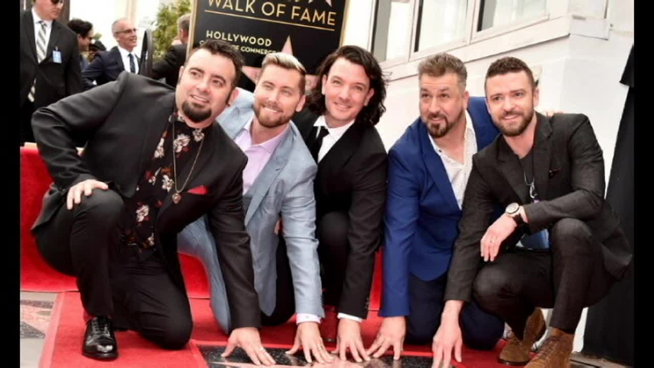 Boy band NSync 'reunites' for Hollywood Walk of Fame star