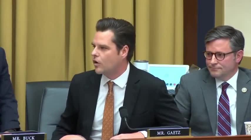 Rep Gaetz NUKES Pro-Choice Congresswoman