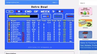 Vs. Detroit! Retro Bowl Gameplay #24