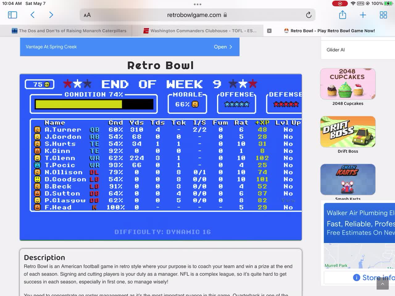 Vs. Detroit! Retro Bowl Gameplay #24