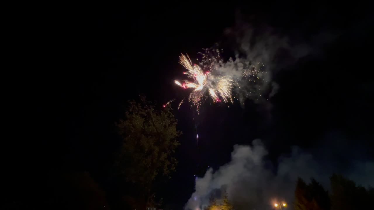 Fireworks at the Conclusion of the Elkhart Riverwalk Grand Prix 2024