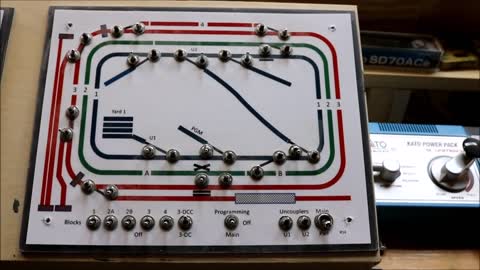 Model Railroad Control Panel