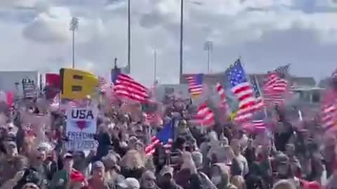 California truckers sing “Amazing Grace” as the convoy heads to DC, lots of people already there