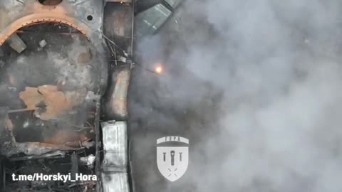 Russians Retreat After Advancing Infantry Group is Shredded