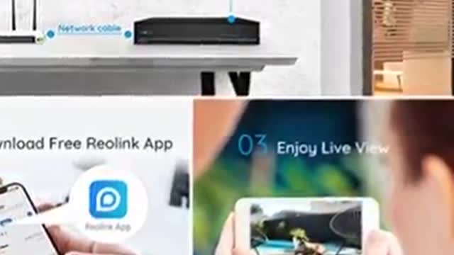 Reolink 4K 8CH Überwachungskamera Set Aussen, Videoüberwachung mit 4X 8MP PoE IP Kamera und 2TB
