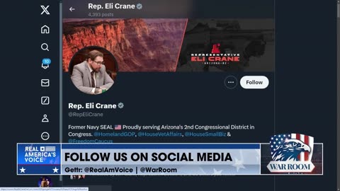 Rep. Eli Crane Joins The WarRoom To Discuss President Trump's Security And Reckless Spending