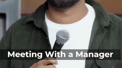 Meeting with a manager