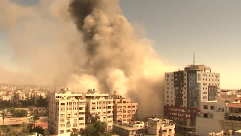 Israel Destroys Gaza Media Offices Of Al Jazeera And AP