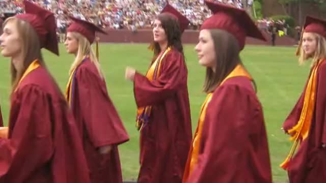 The Girl's Graduation from High School