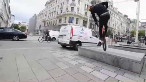 Cool bike Parkour